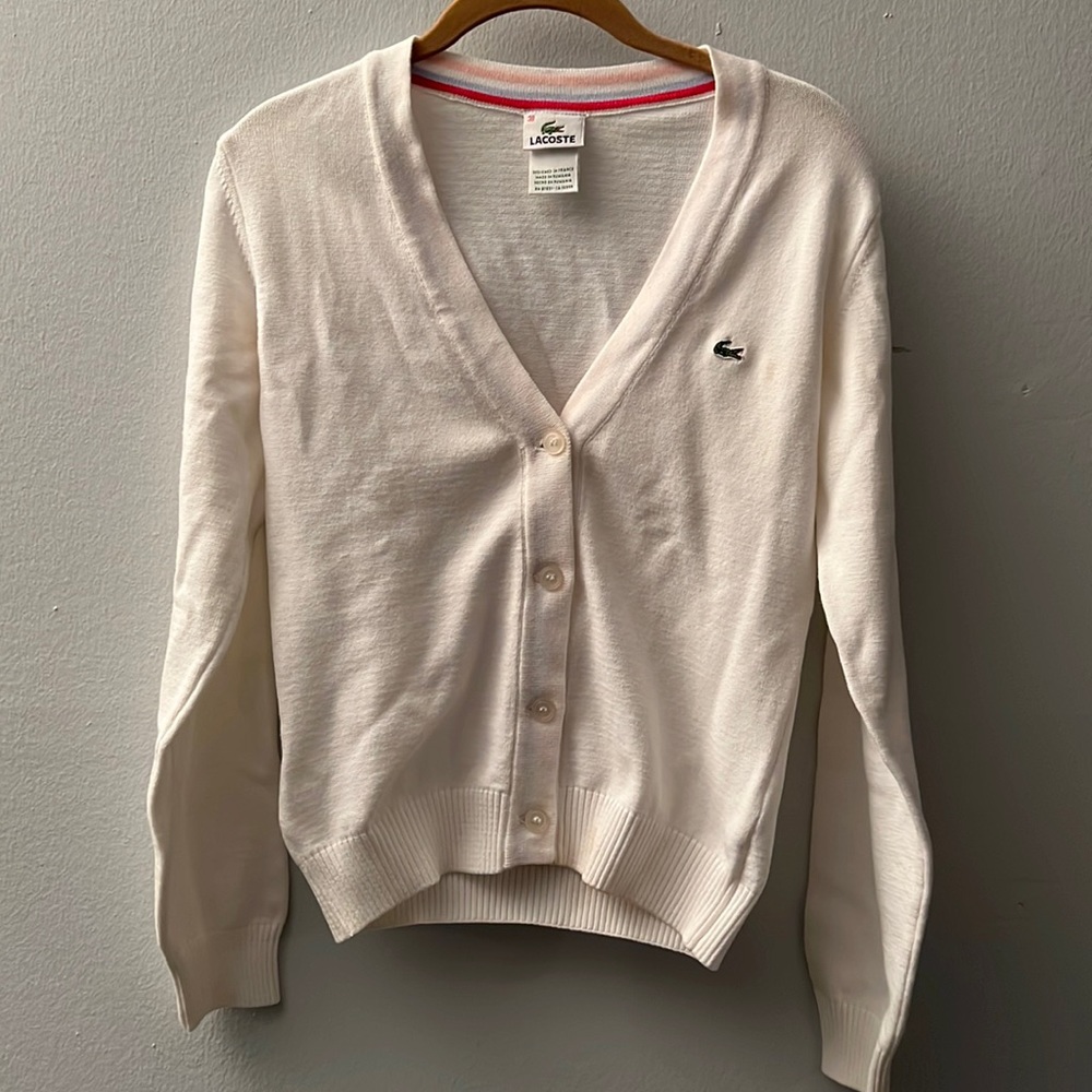 Lacoste Women’s v-Neck Cardigan